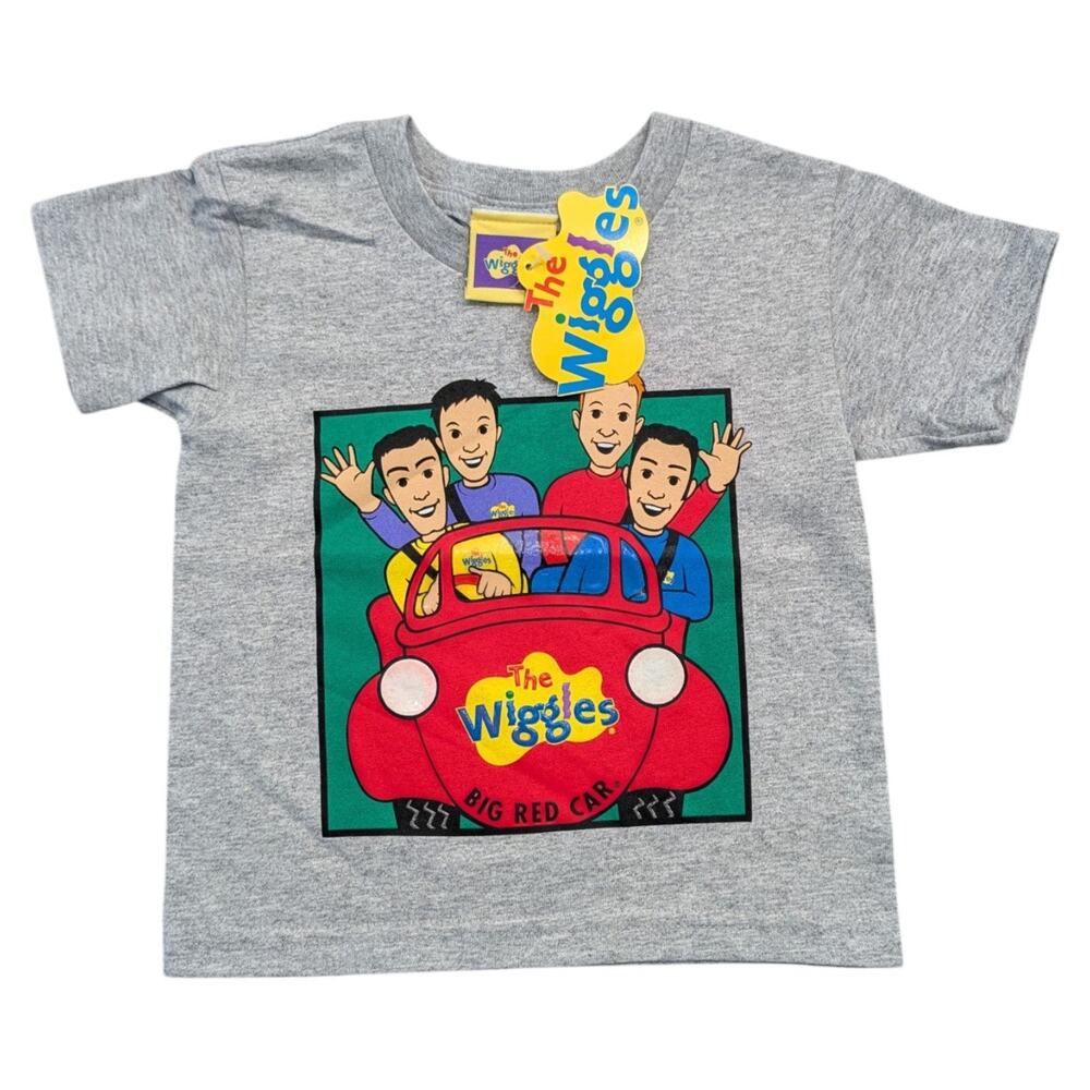 NWT 2003 Youth The Wiggles Big Red Car with the Original Crew Members T shirt